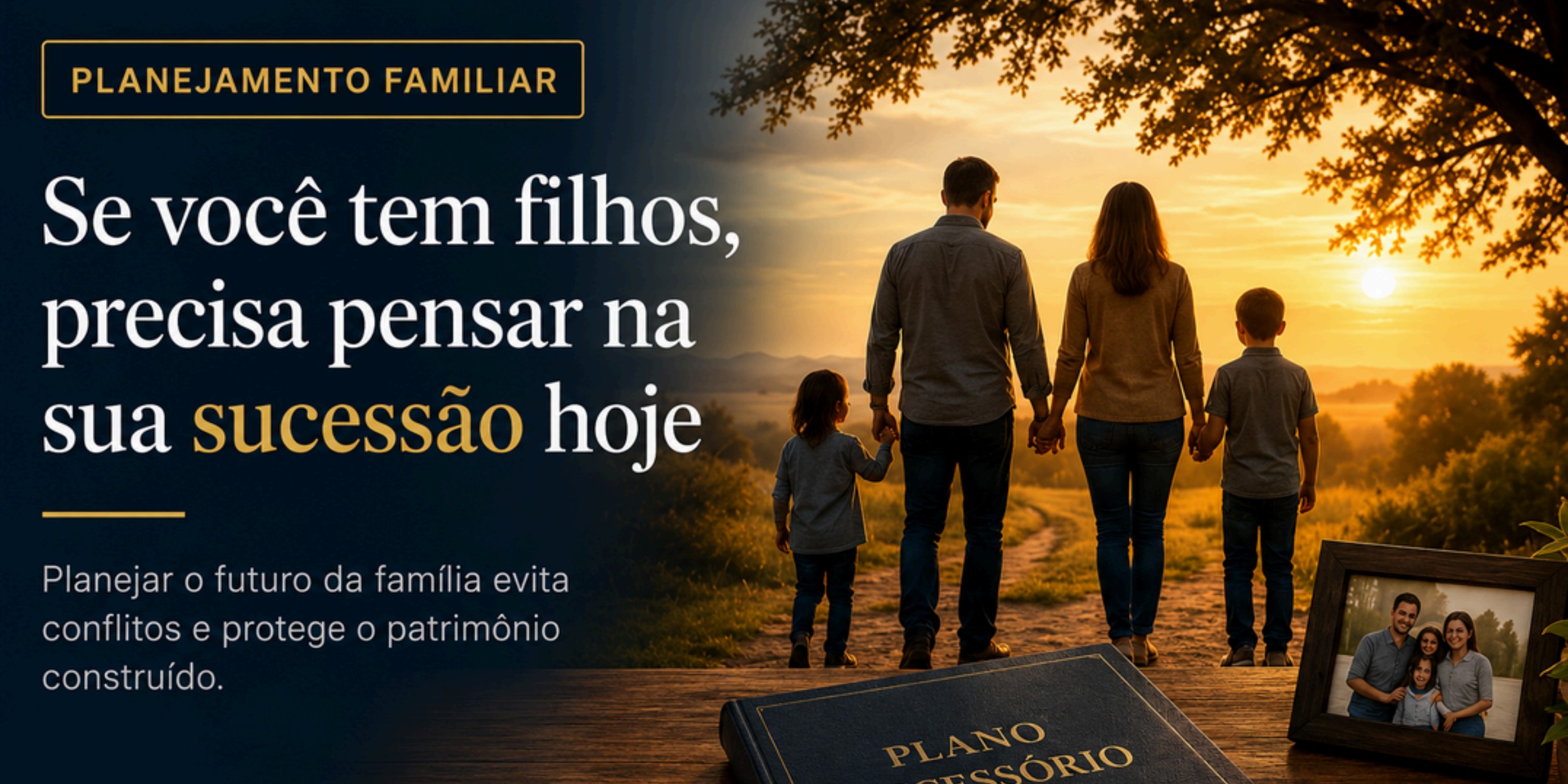 Se você tem filhos, precisa pensar na sua sucessão hoje