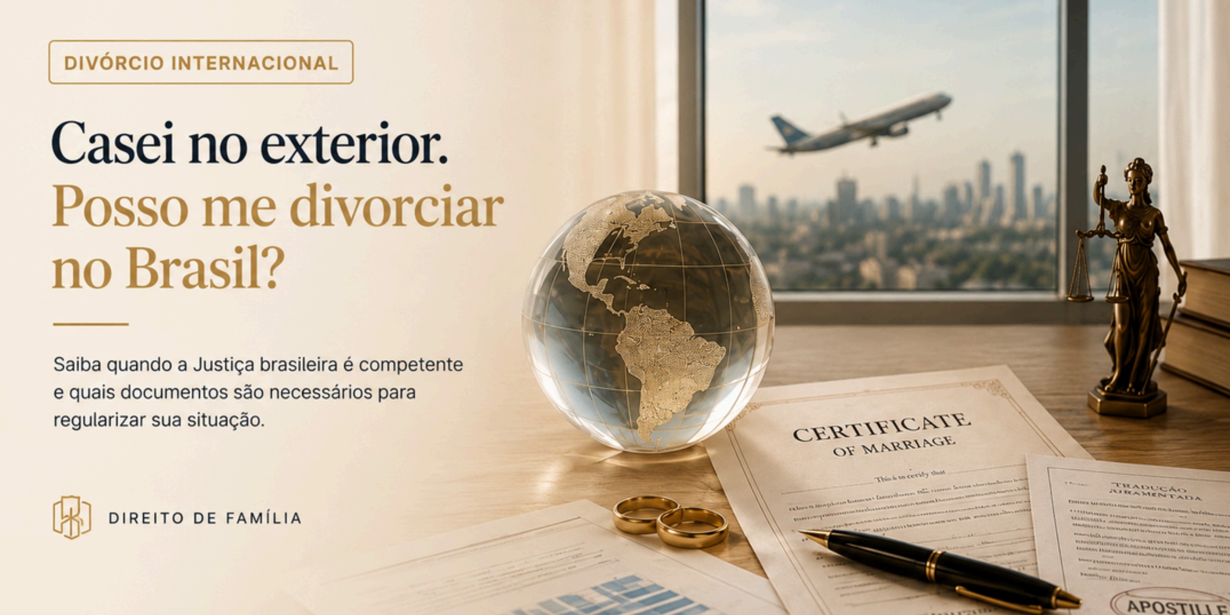 Casei no exterior. Posso me divorciar no Brasil?