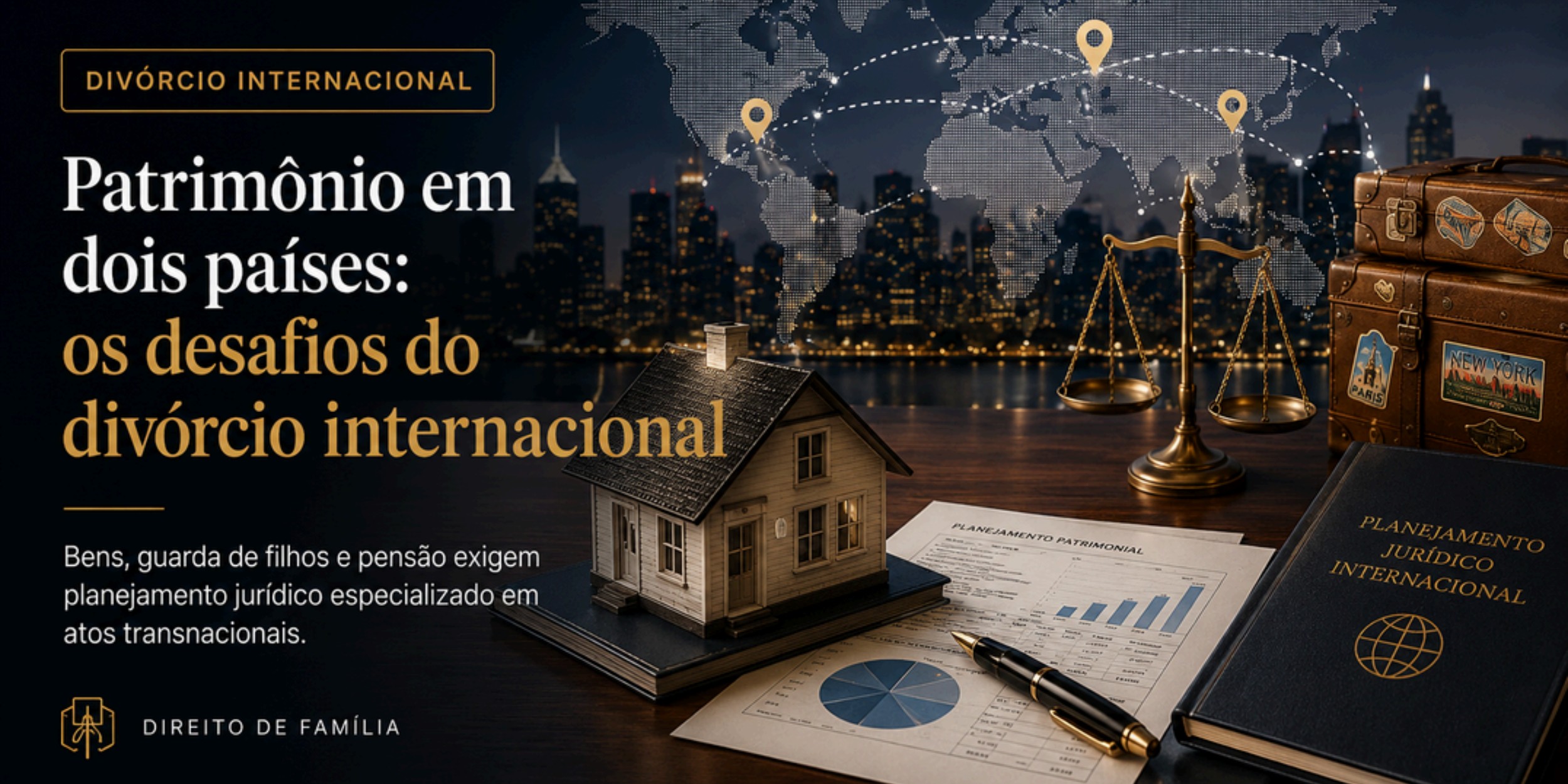 Patrimônio em dois países: os desafios do divórcio internacional